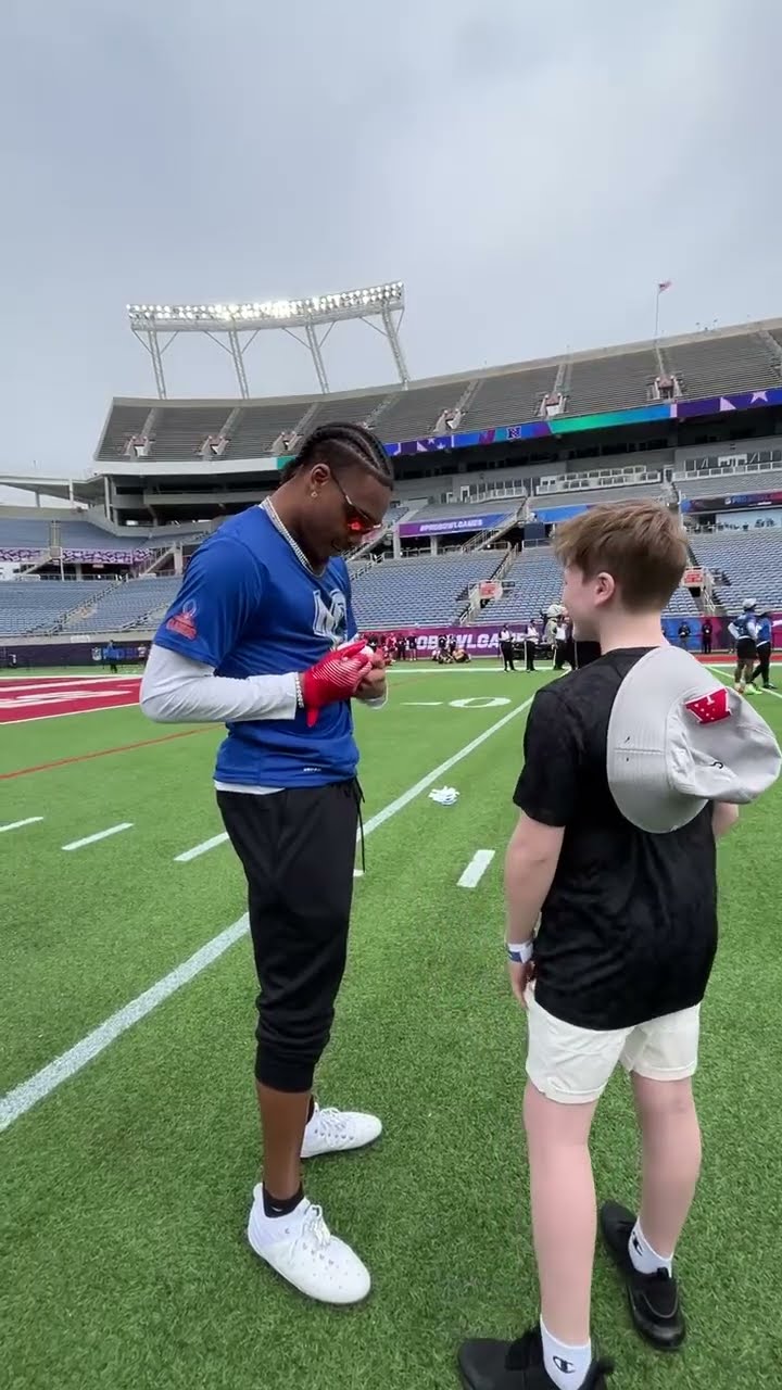 Meeting Justin Jefferson at Pro Bowl ?